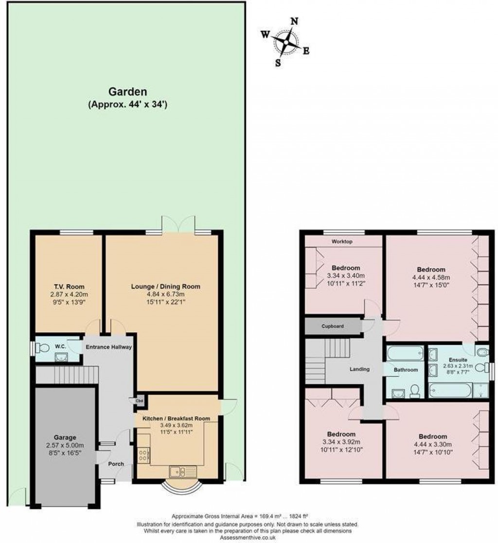 Floorplans For Nicholas Road, Elstree, Borehamwood