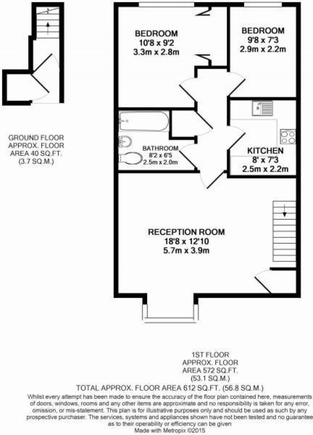 Floorplans For Bray Close, Studio Way