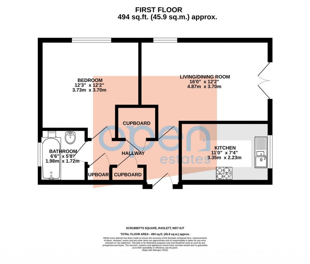 Floorplans For Scrubbitts Square, Radlett