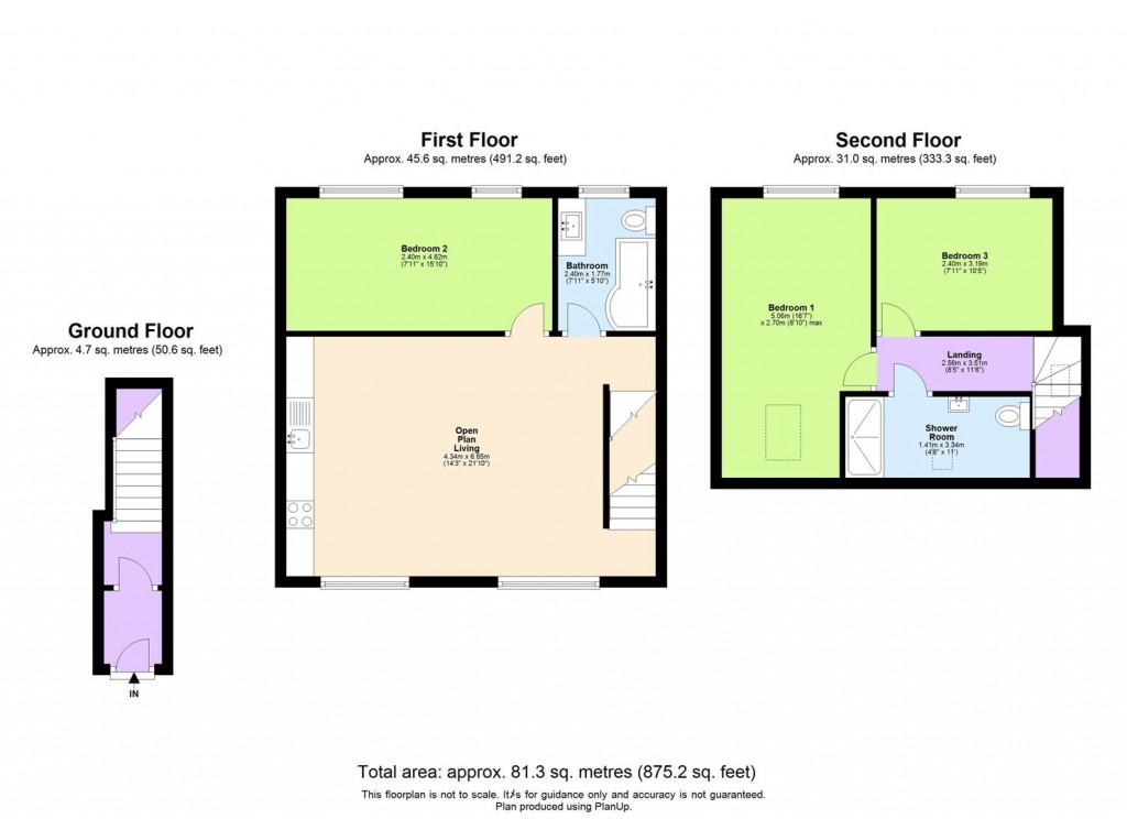 Floorplans For Nicoll Way, Borehamwood