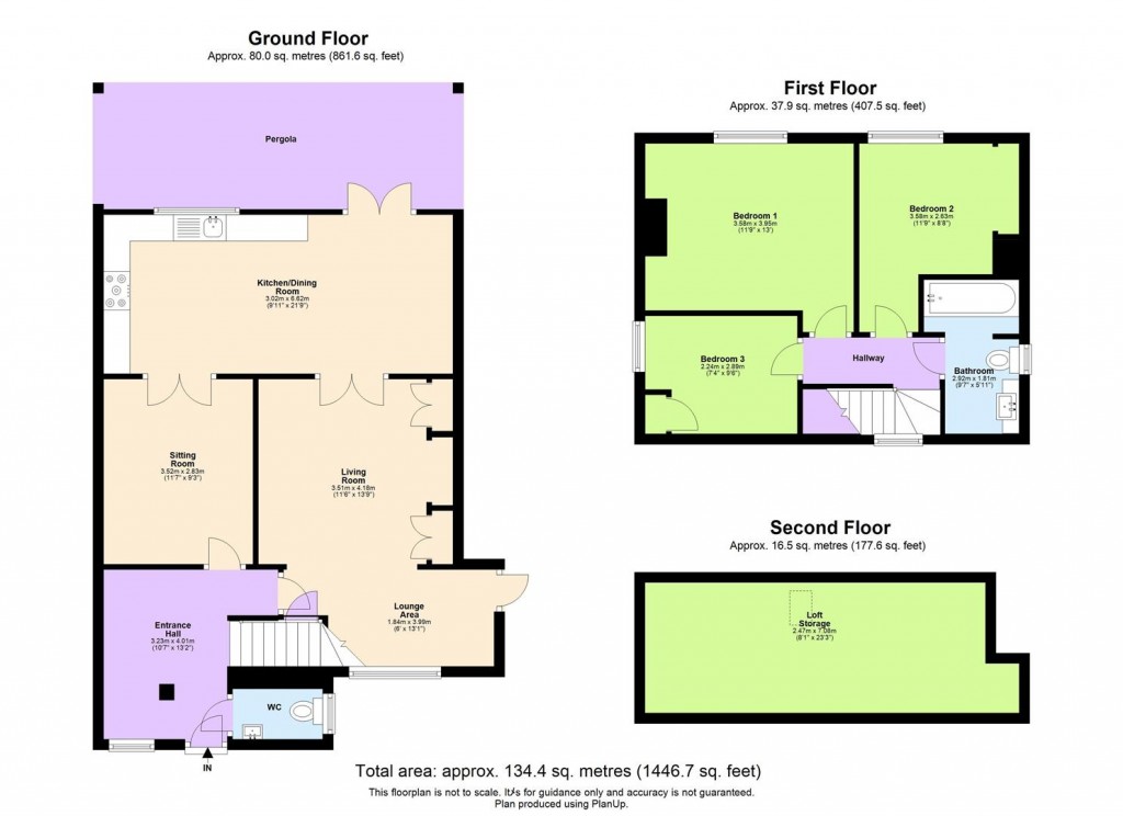 Floorplans For Orchard Close, Radlett